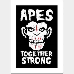 Apes Together Strong Posters and Art